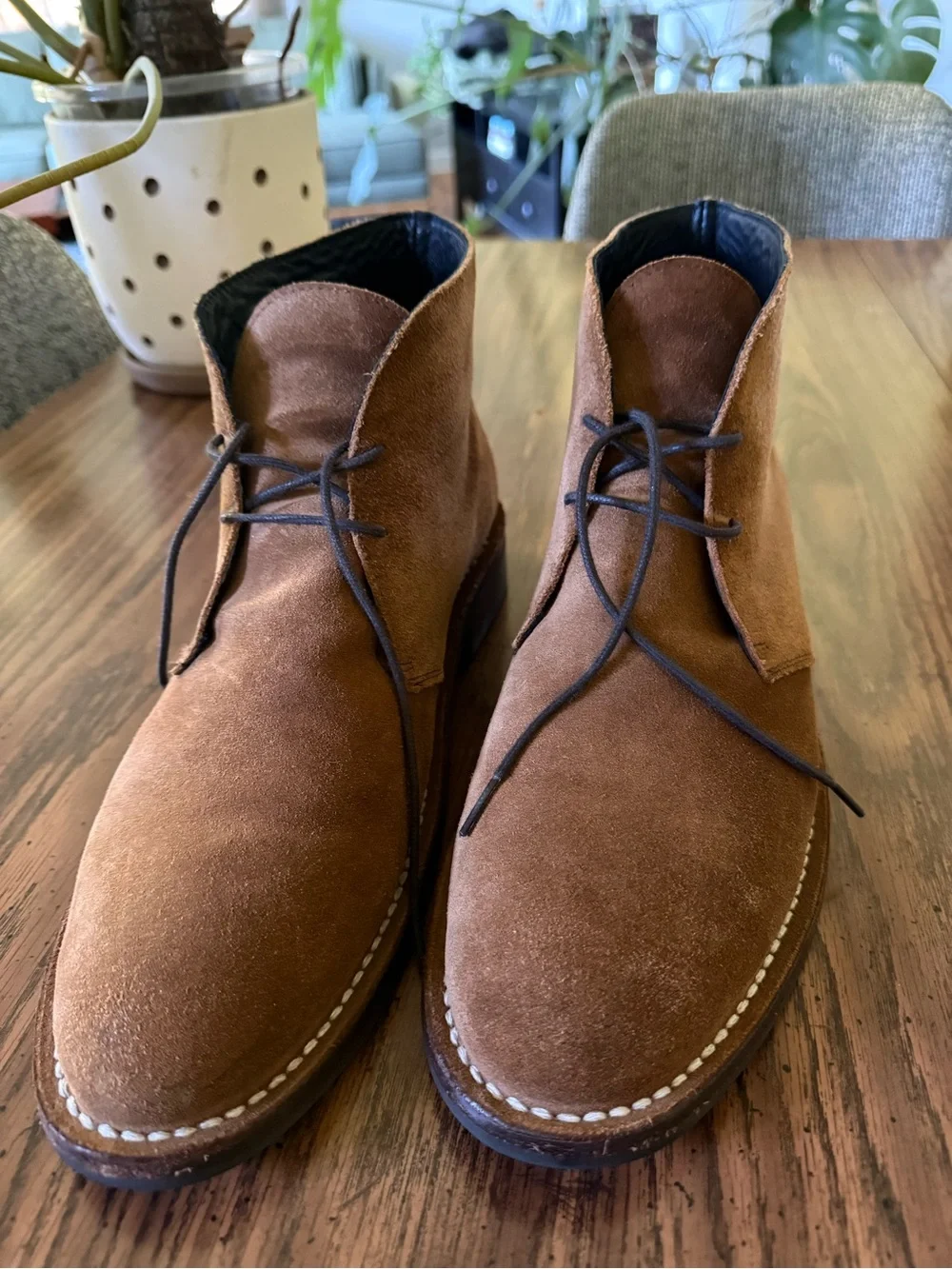 Thursday Boot Company Scout Chukka Boots - Brown cognac suede 11.5